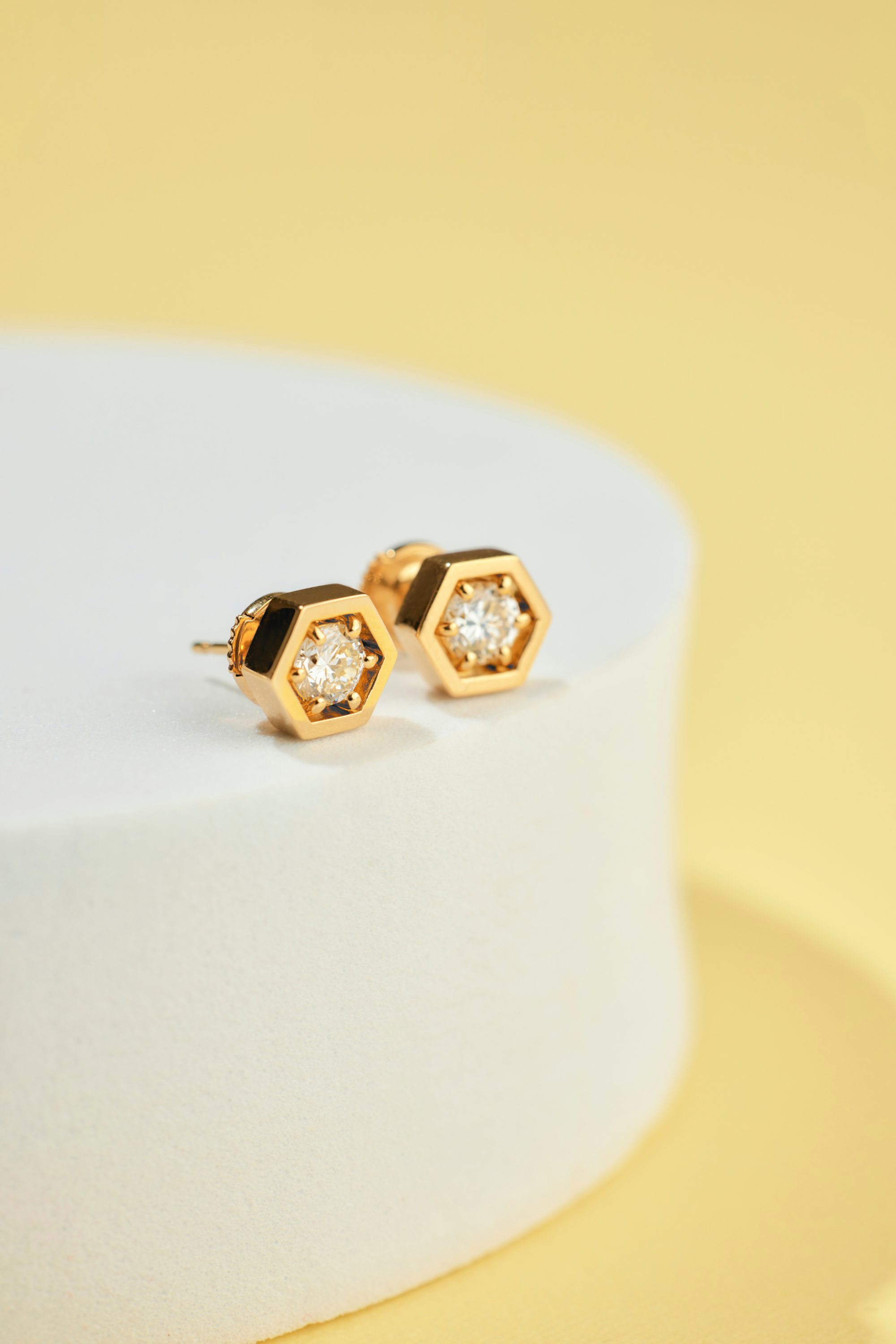 ハニカムピアス【M.anela by HARUKO】