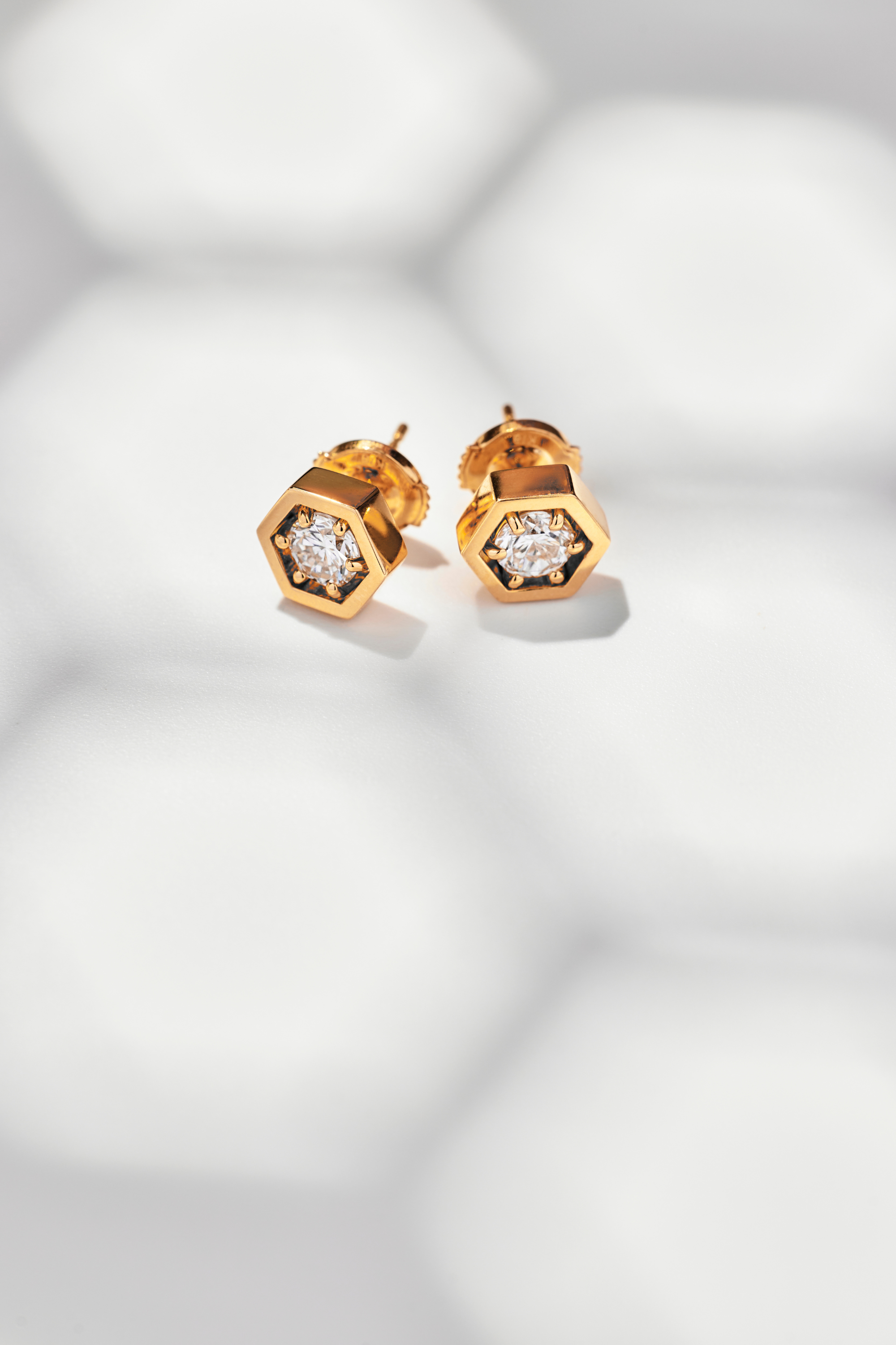 ハニカムピアス【M.anela by HARUKO】