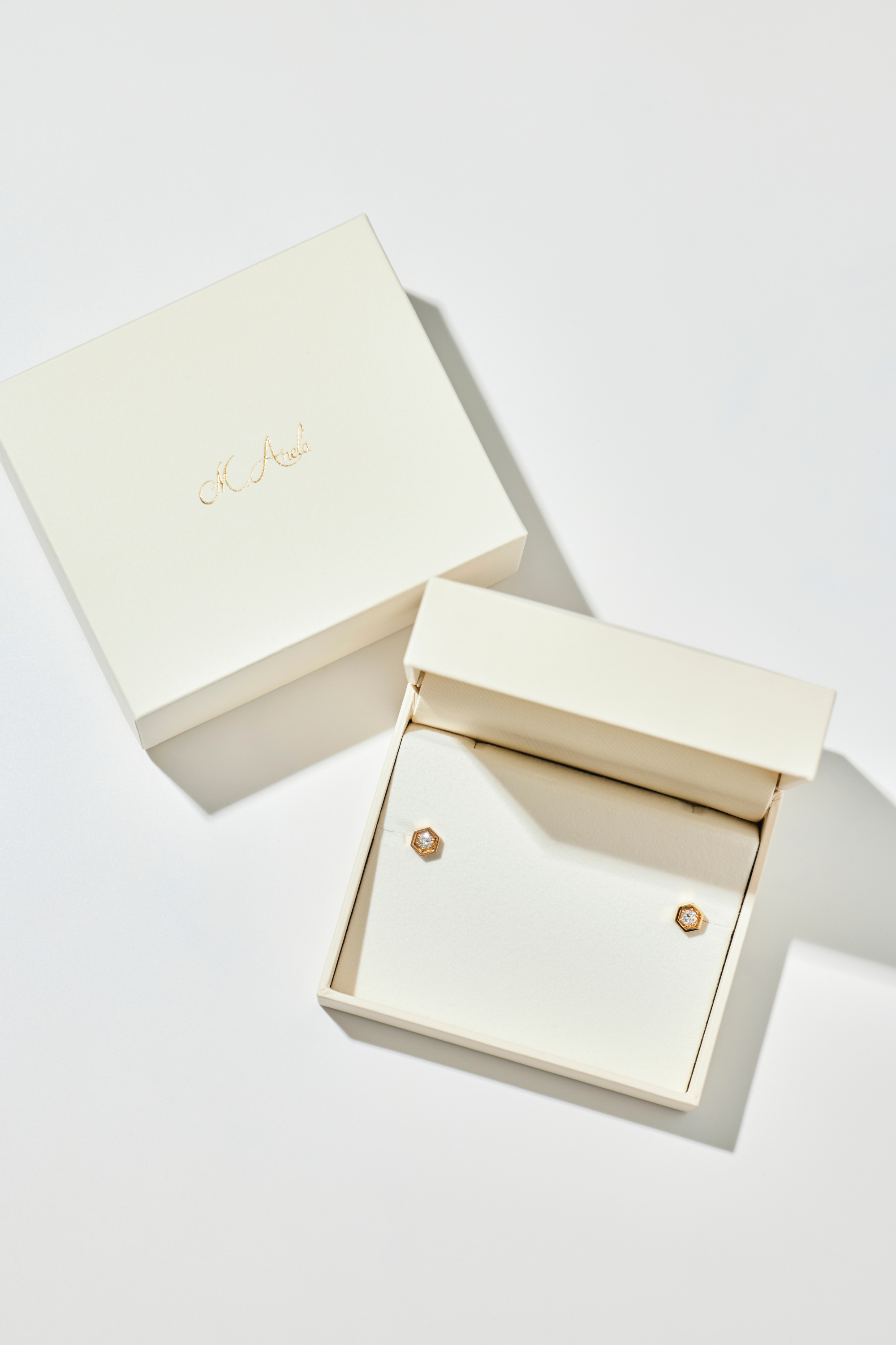 ハニカムピアス【M.anela by HARUKO】