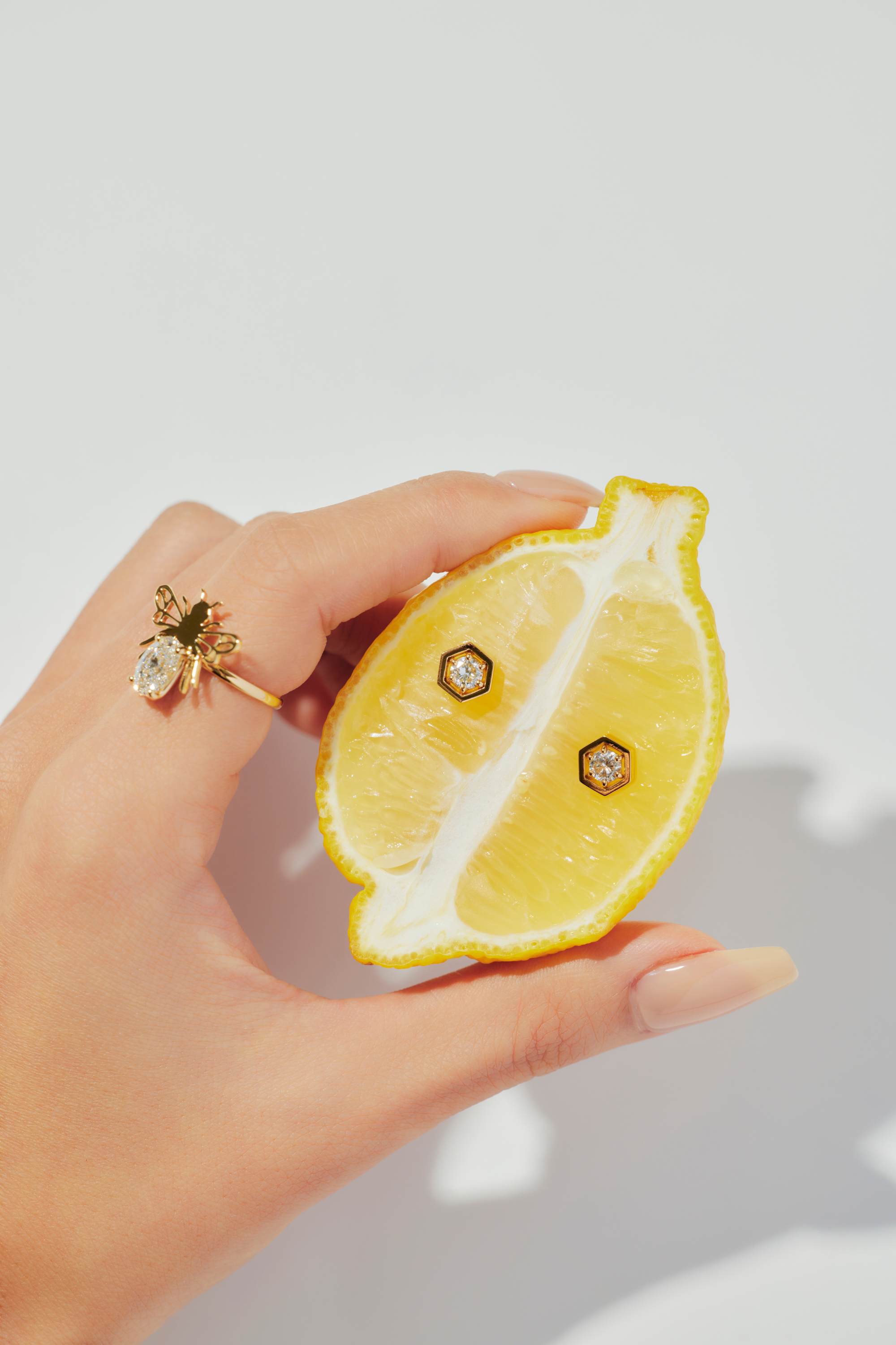 ハニカムピアス【M.anela by HARUKO】