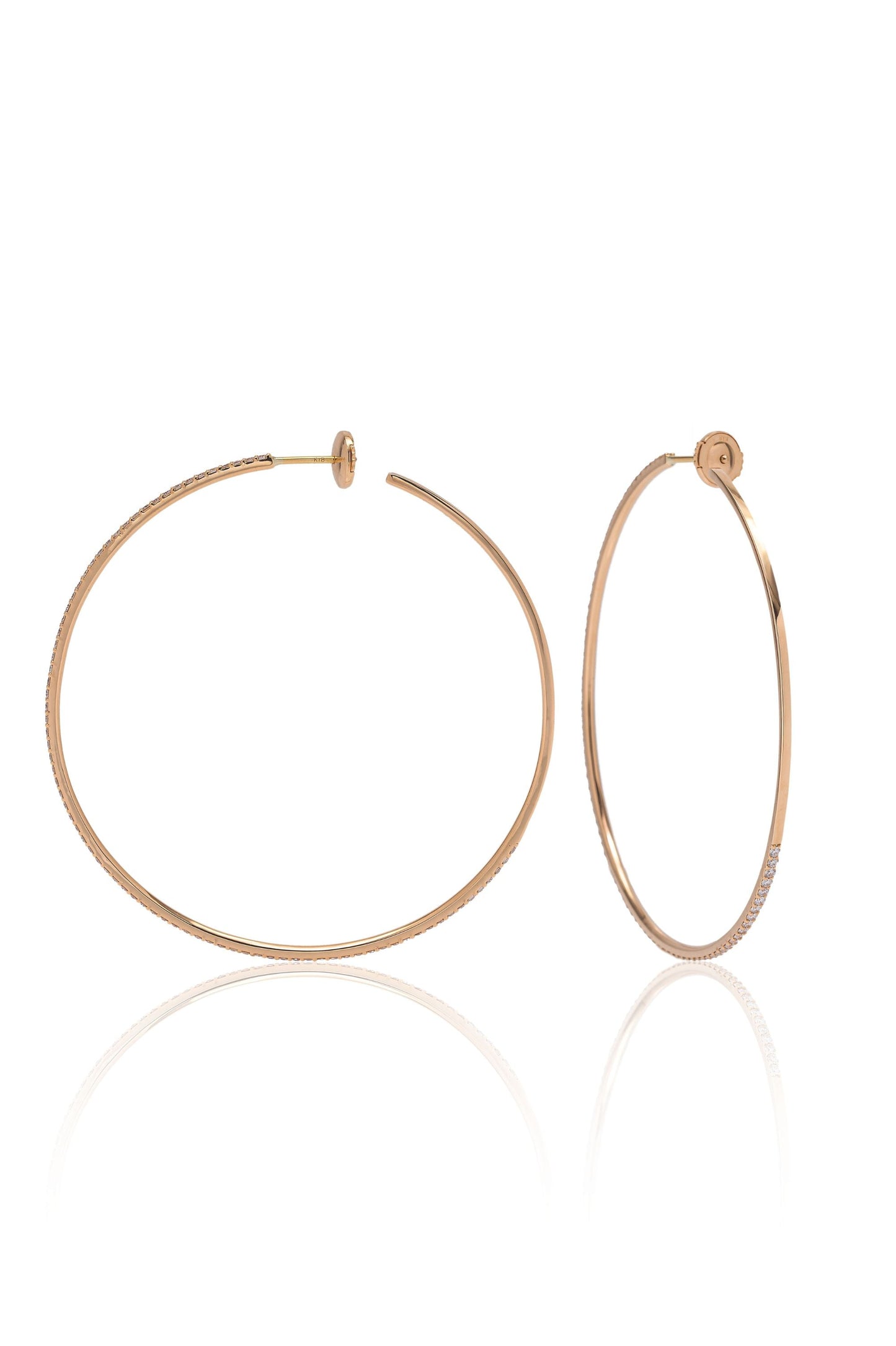 DIAMOND LINE HOOP PIERCE