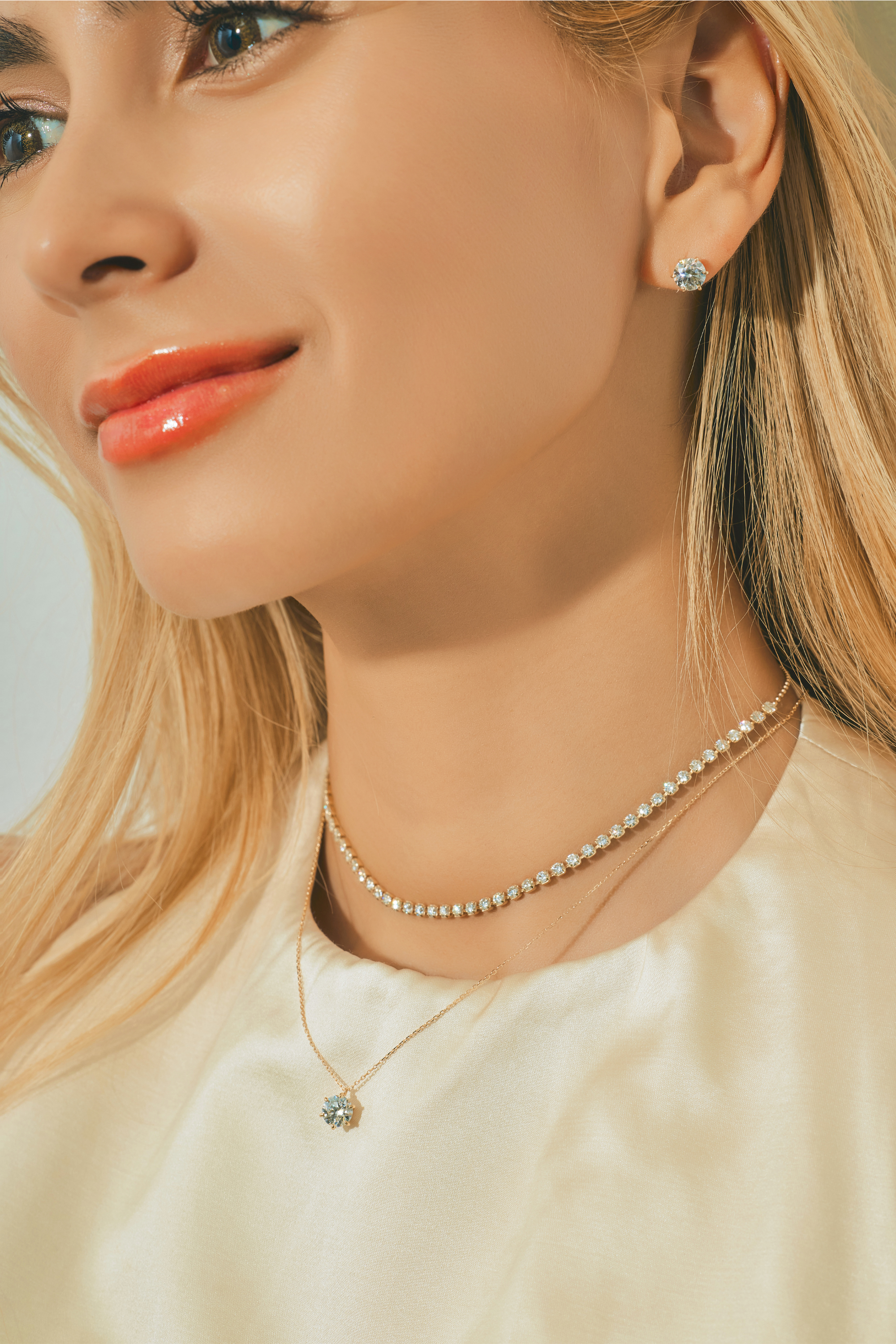 【NEW COLOR】ダイヤモンドチョーカーネックレス