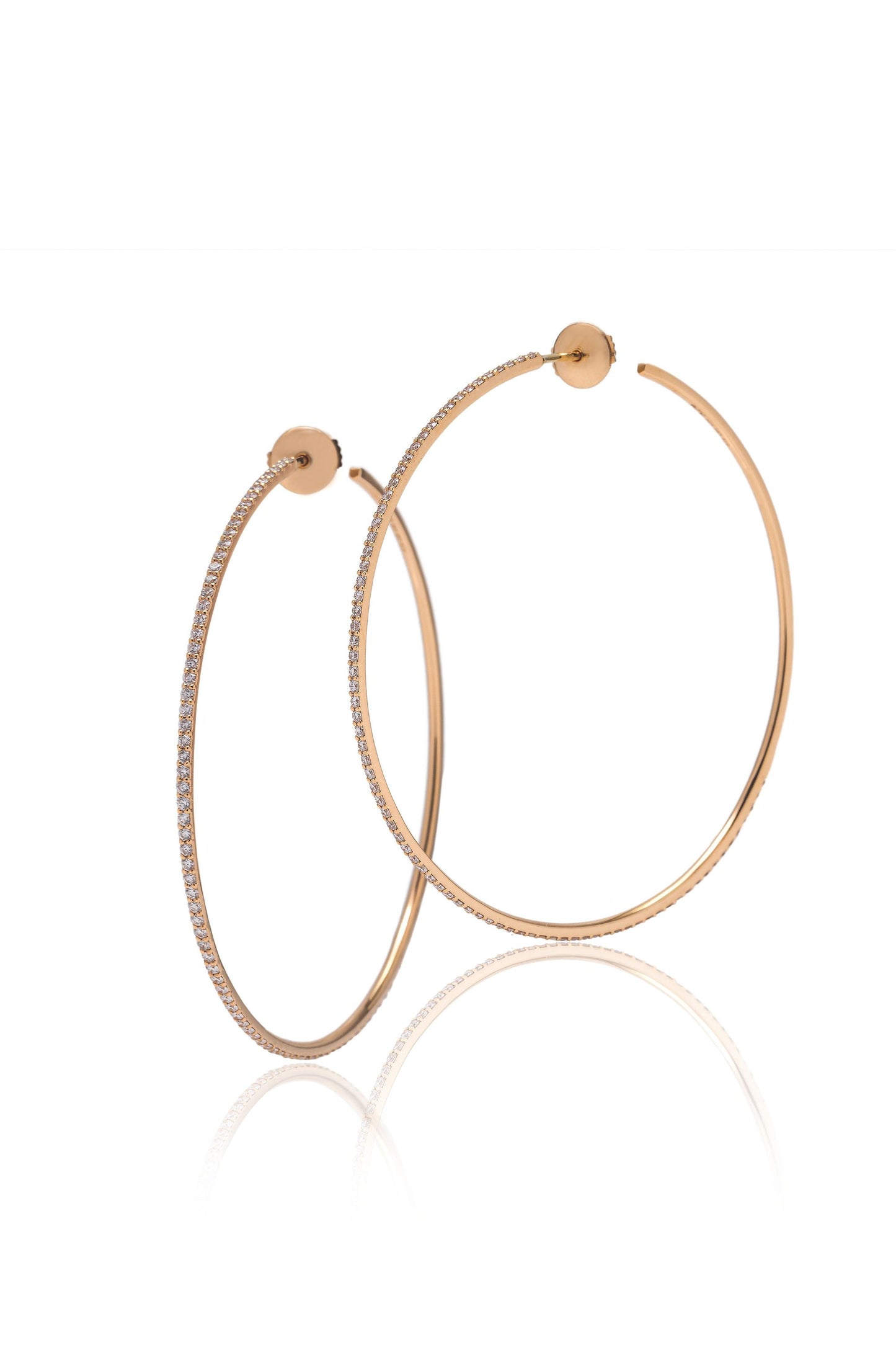 DIAMOND LINE HOOP PIERCE