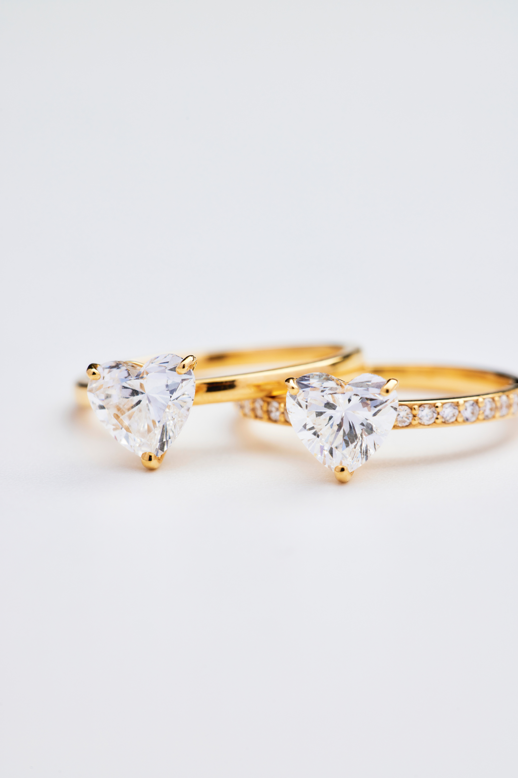 ラブ1.0カラットハーフエタニティリング