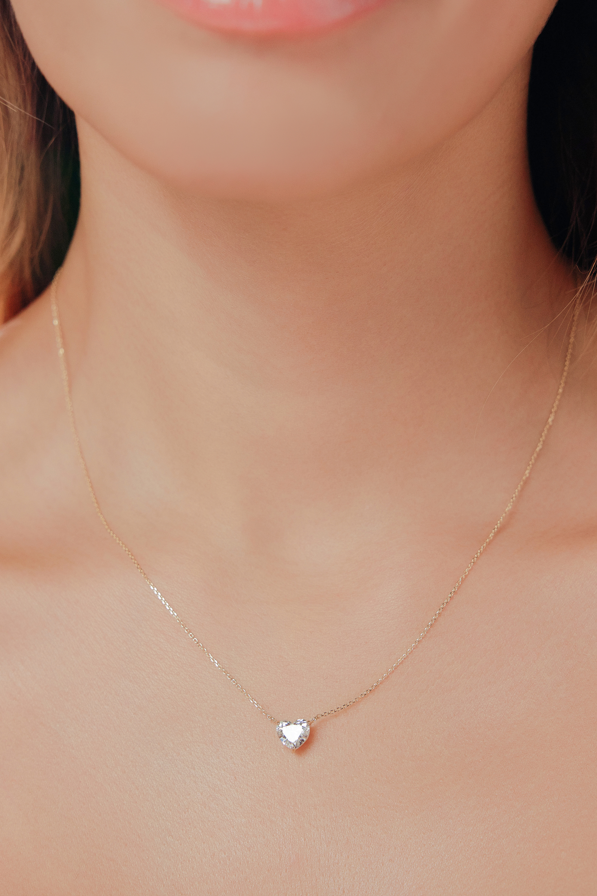 ラブ1.0カラットネックレス