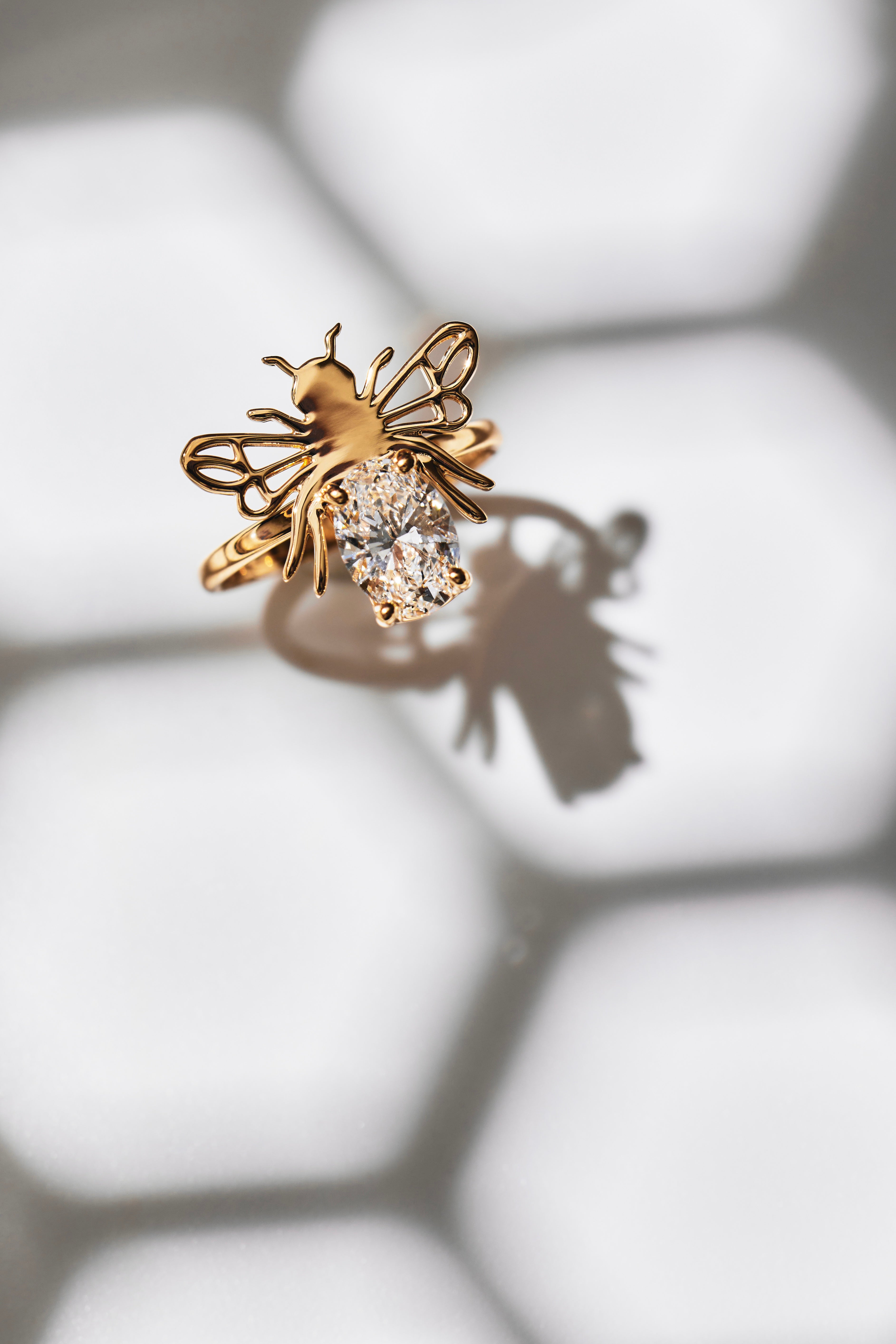 1カラットミツバチリング【M.anela by HARUKO】