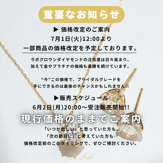 【価格改定のお知らせ】