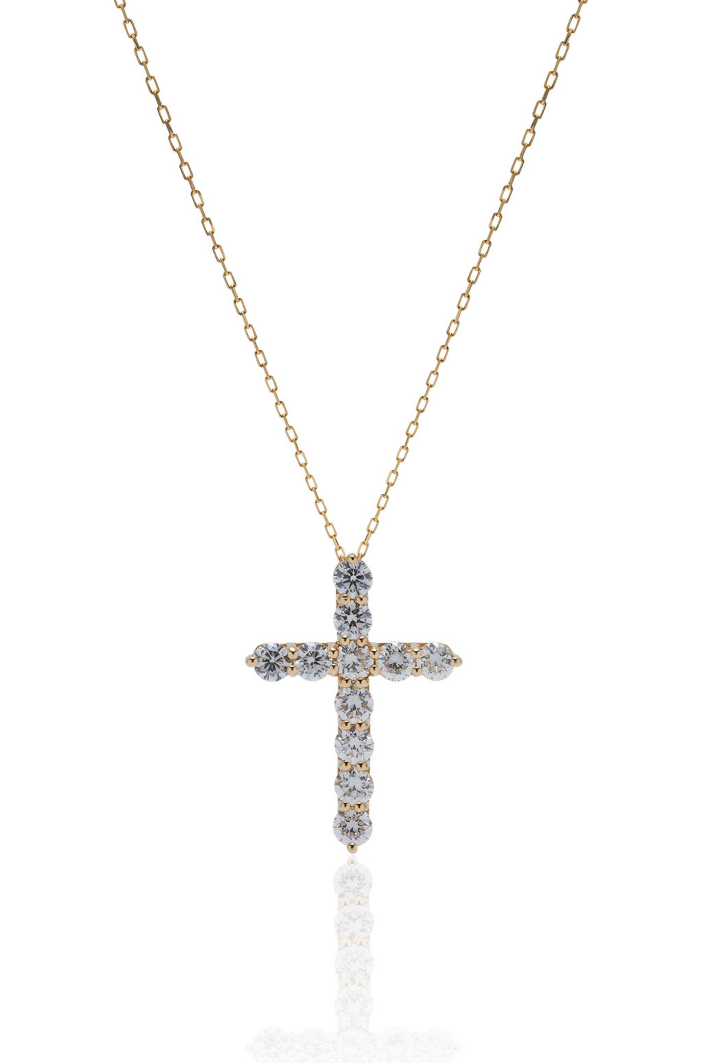 【NEW】CROSS DIAMOND NECKLACE