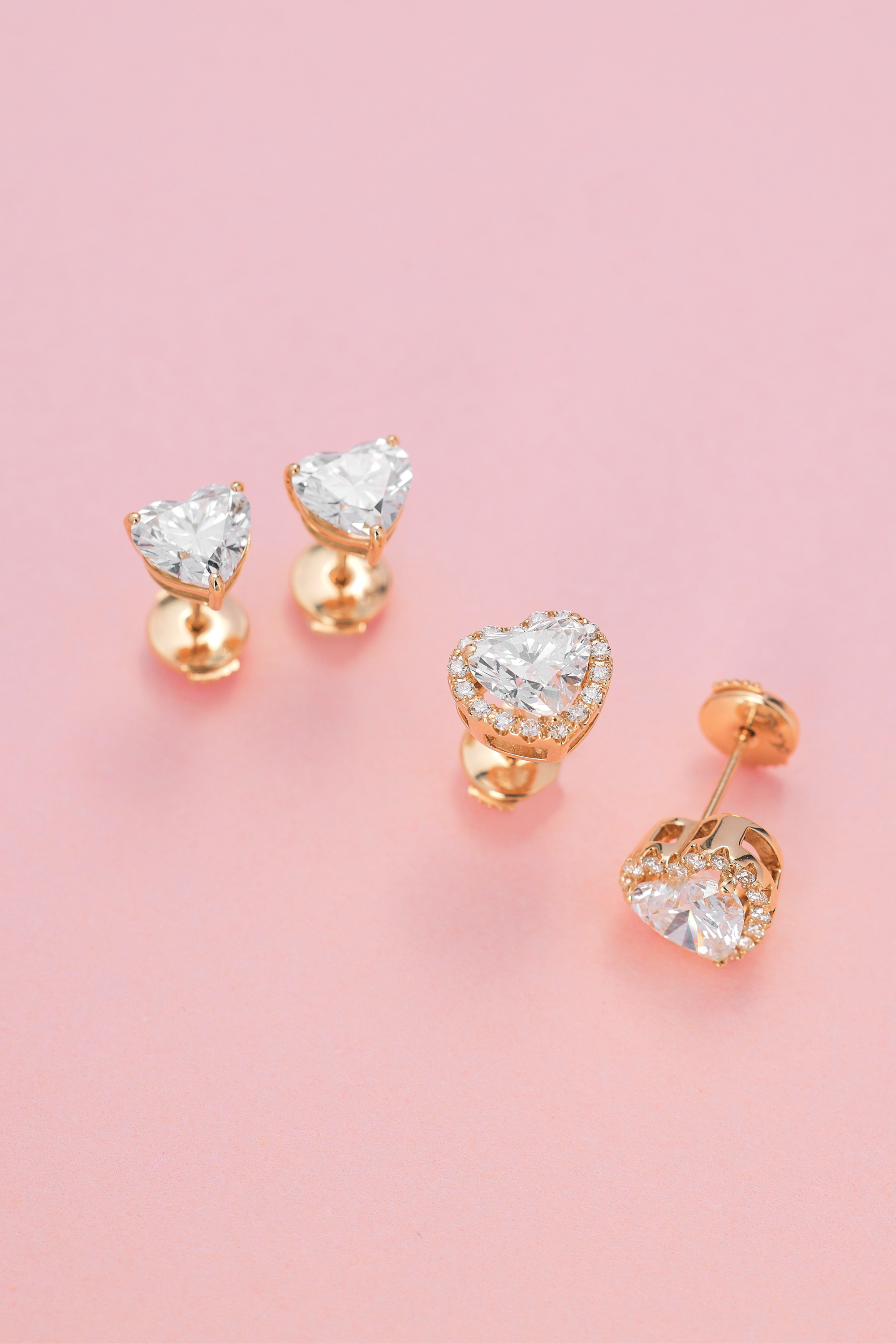 ラブラブダイヤモンドピアス