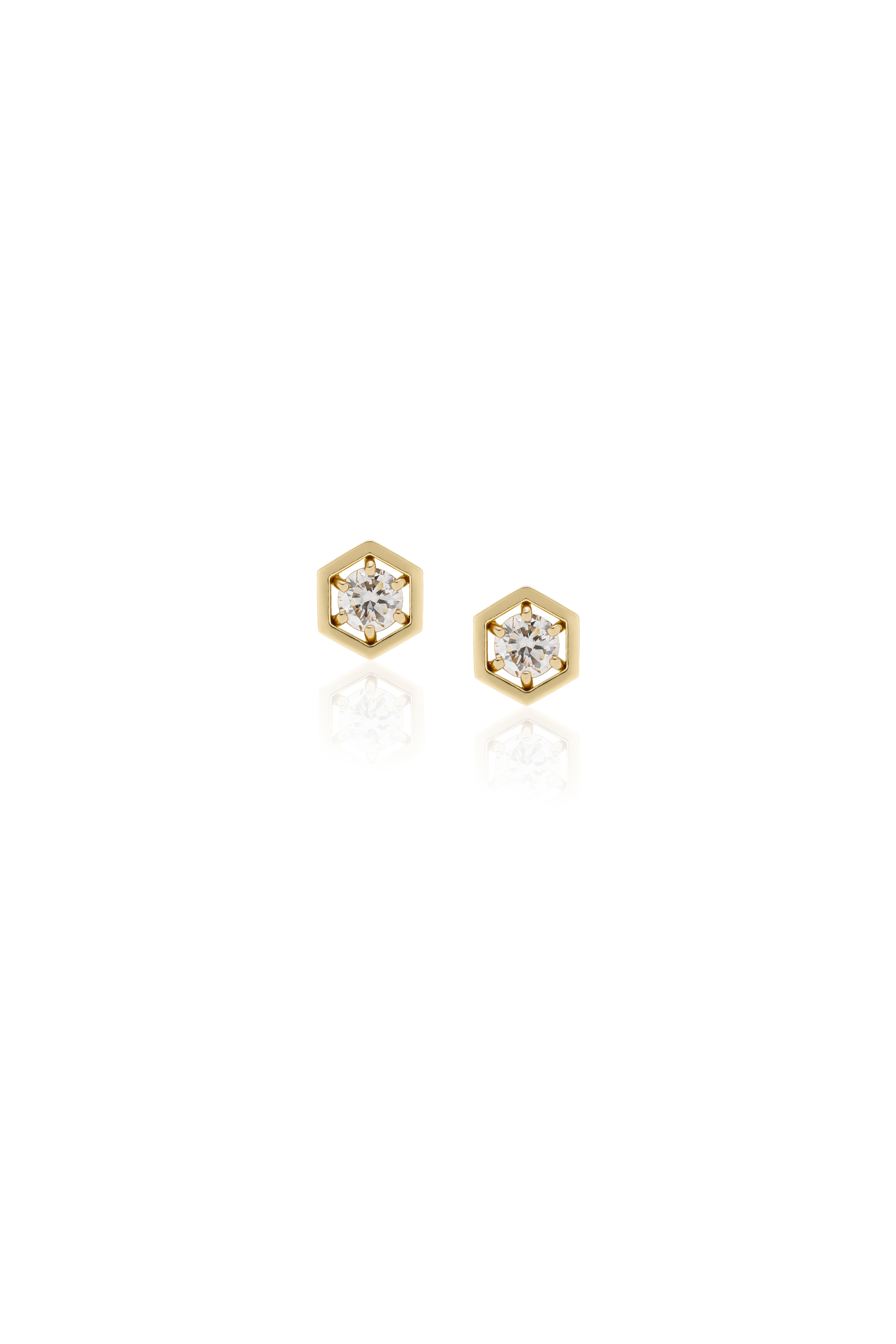ハニカムピアス【M.anela by HARUKO】