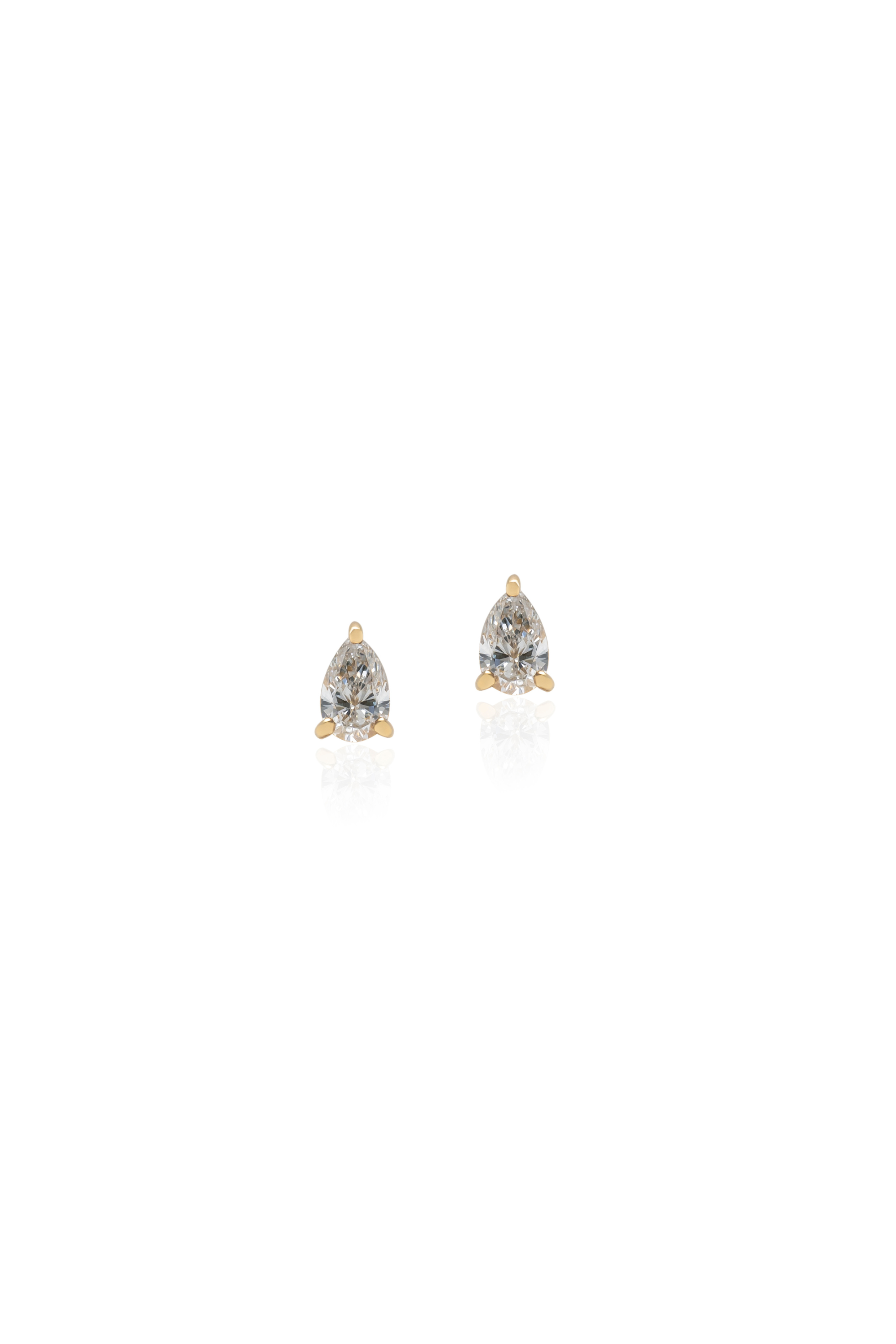 0.09カラットペアシェイプピアス/0.71カラットペアシェイプスイングパーツSET